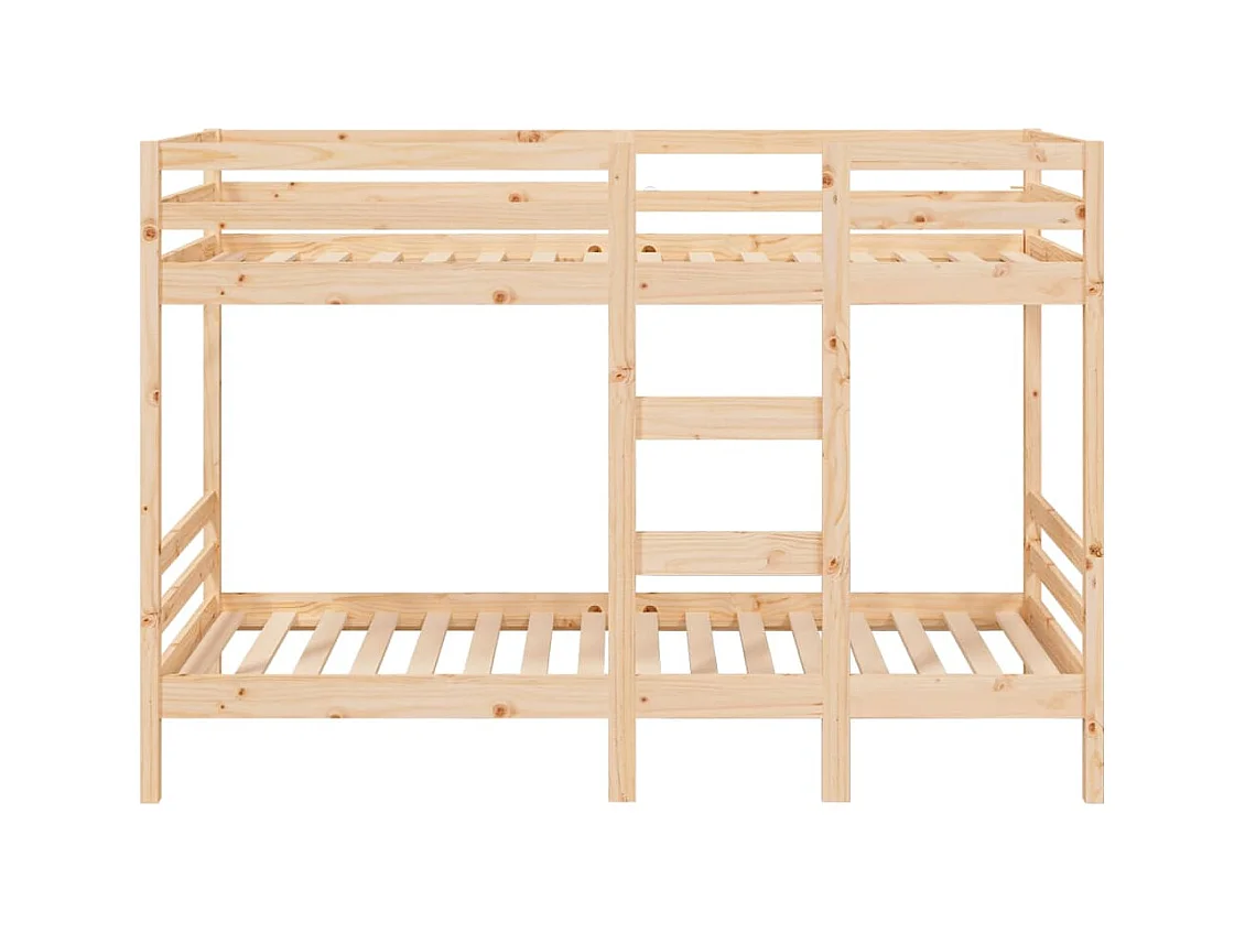 Lit simlpe-Lit superposé enfant-Cadre de lit sans matelas 90x200 cm bois de pin massif