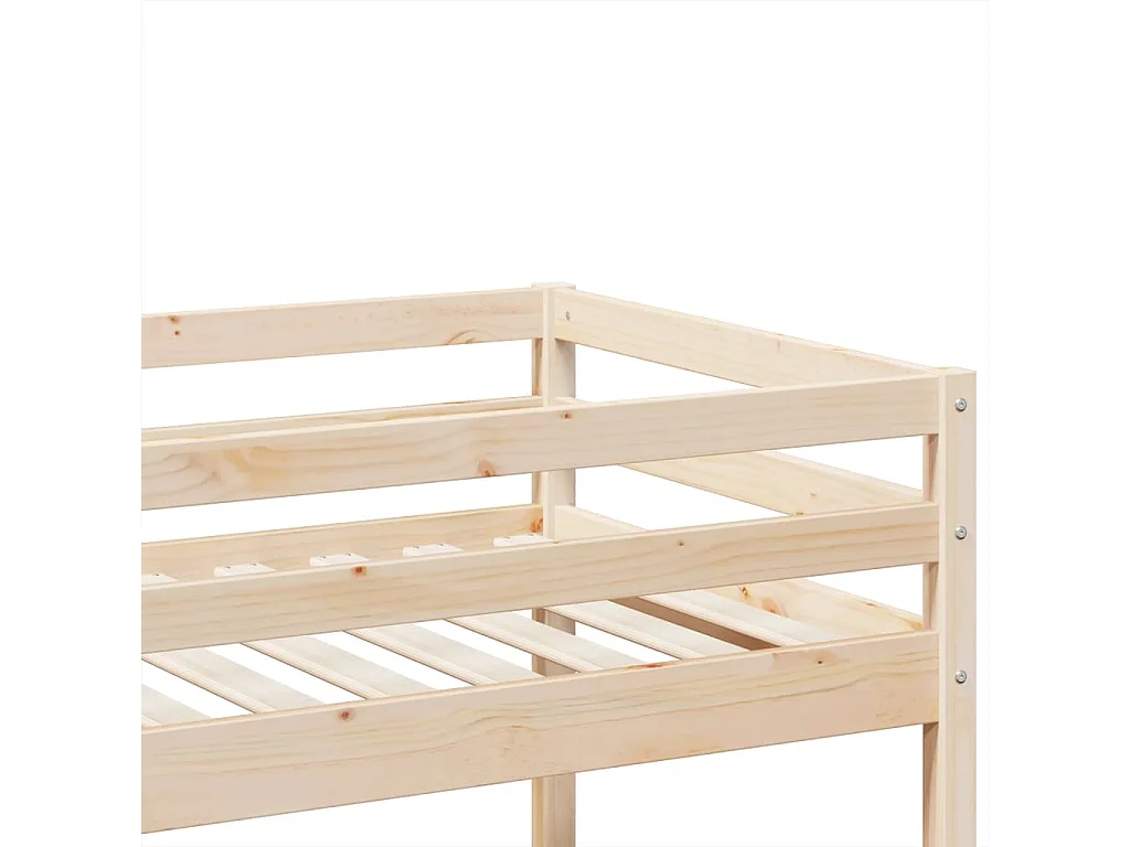 Lit simple-Lit superposé enfant 80x200 cm Bois de pin massif