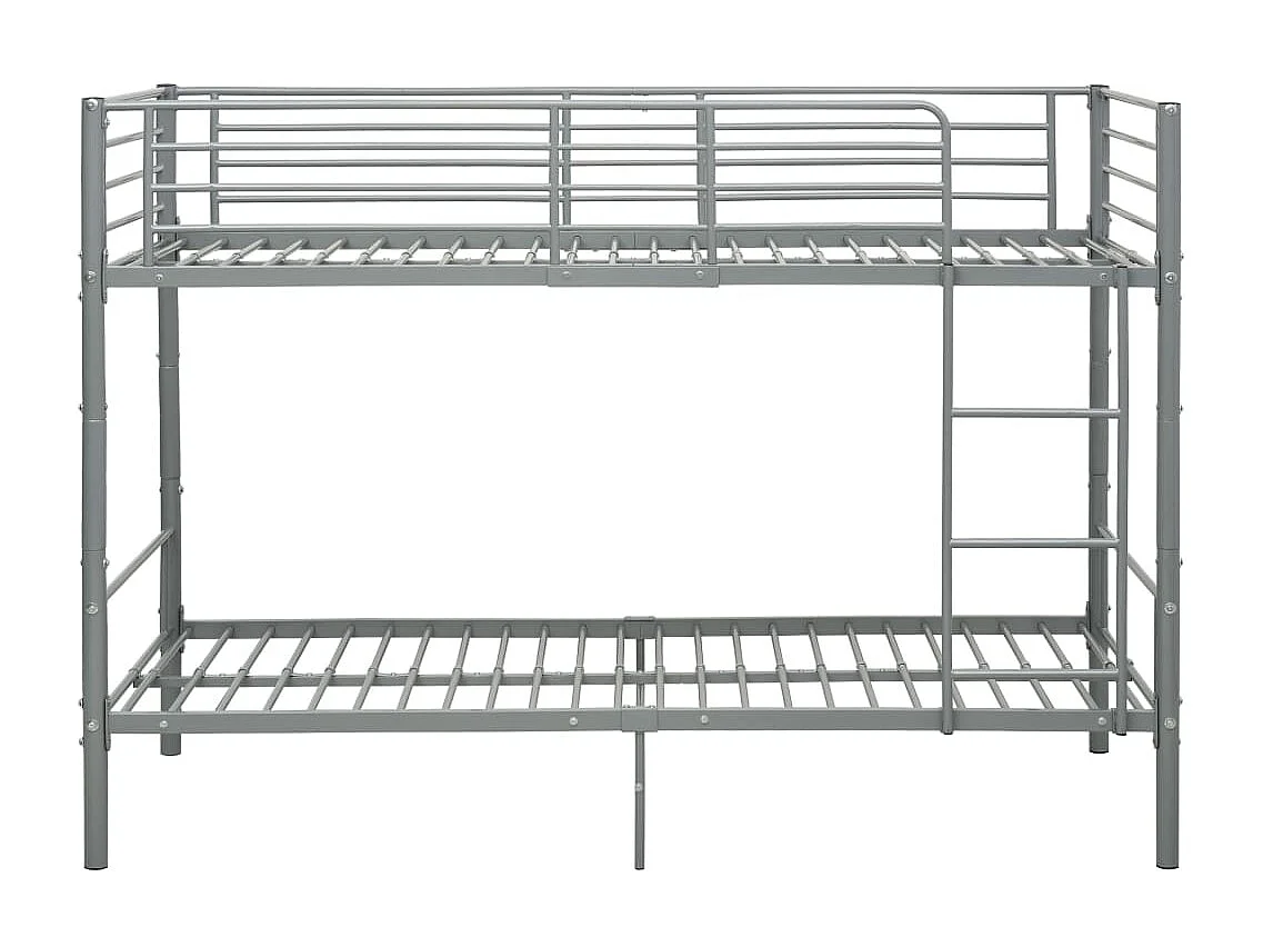 Beliche infantil 90x200cm metal cinzento SHL154978