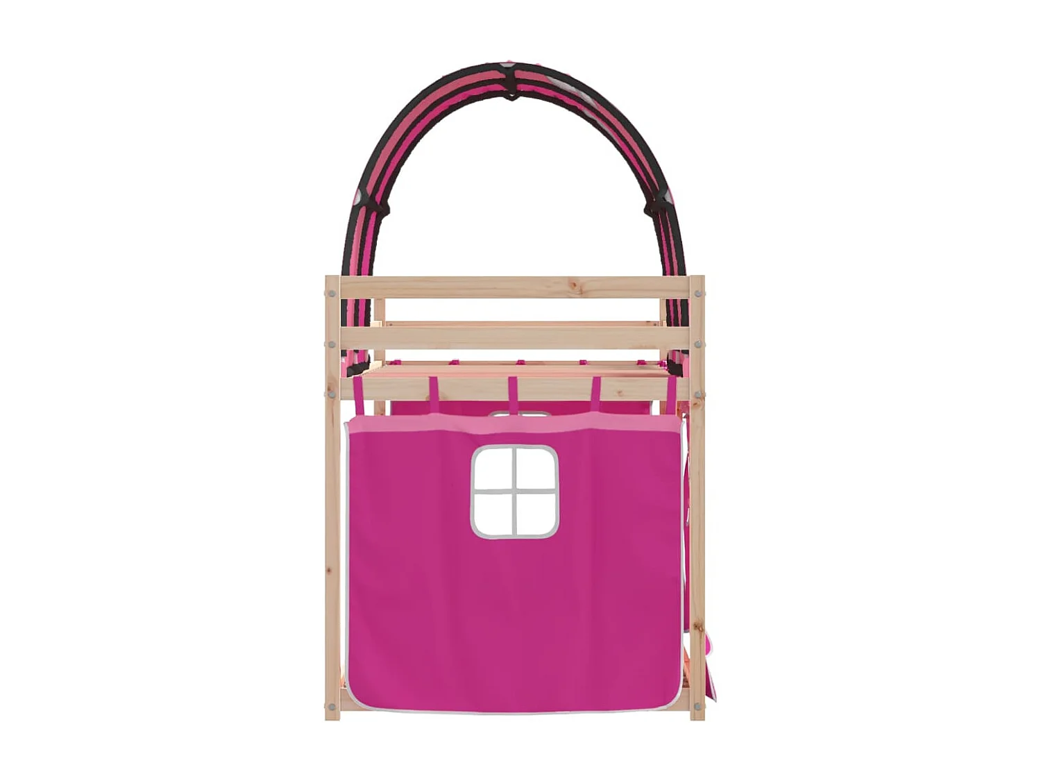 Lit simlpe-Lit superposé enfant-Cadre de lit sans matelas 90x200 cm bois de pin massif