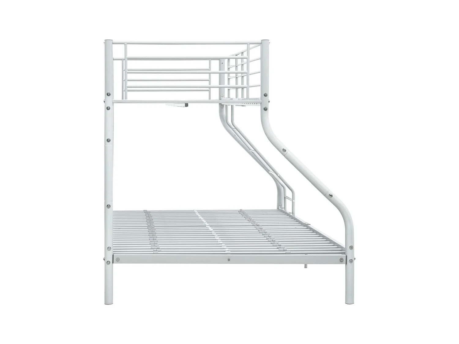 Lit adulte-Cadre de lit superposé sans matelas Blanc 140x200 cm/90x200 cm