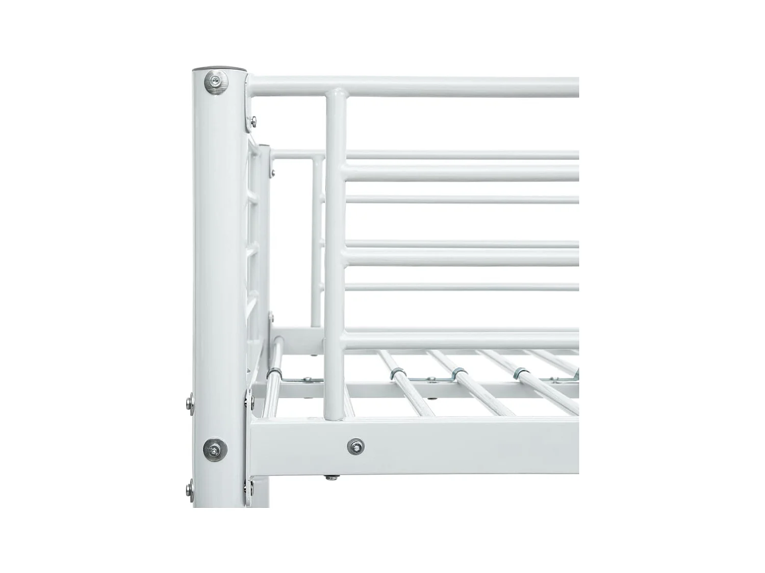 Lit adulte-Cadre de lit superposé sans matelas Blanc 140x200 cm/90x200 cm