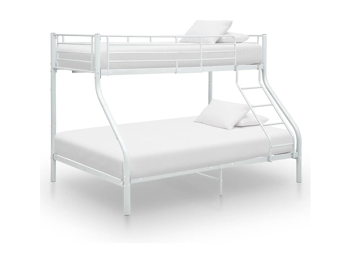 Etagenbettgestell | Kinderbett | Schlafsofa Weiß Metall 140x200 cm/90x200 cm SHL217388