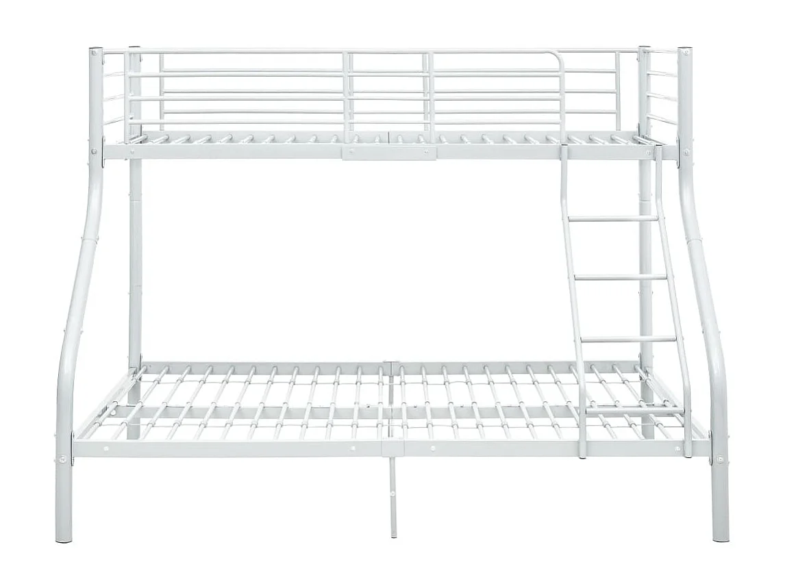 Etagenbettgestell | Kinderbett | Schlafsofa Weiß Metall 140x200 cm/90x200 cm SHL217388