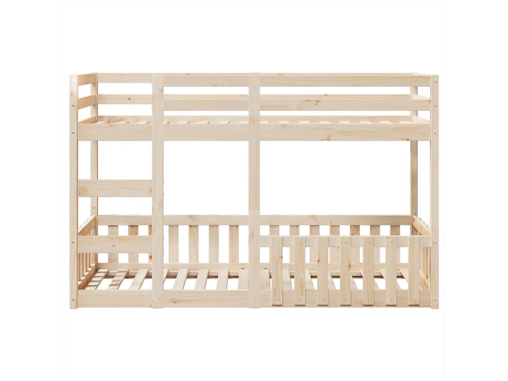 Bettgestell | Kinderbett | Etagenbett 75x190 cm Massivholz Kiefer SHL781434
