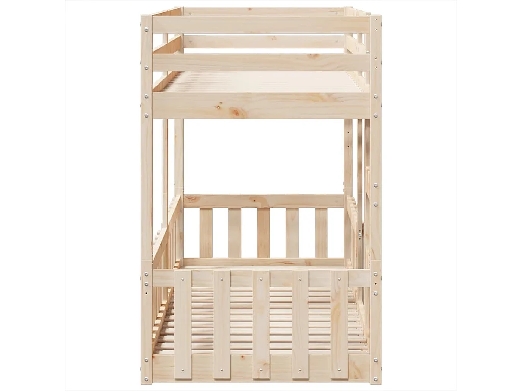 Bettgestell | Kinderbett | Etagenbett 75x190 cm Massivholz Kiefer SHL781434
