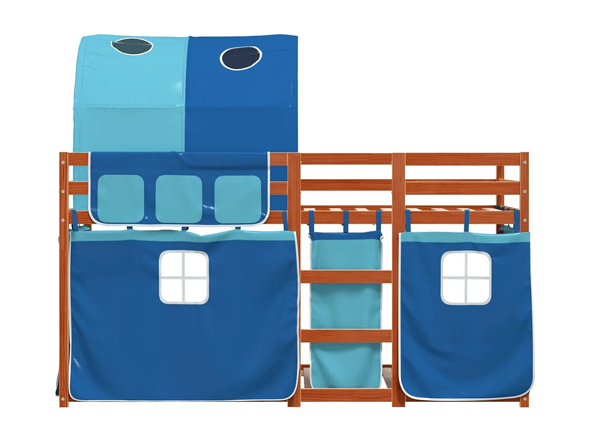 Lit simlpe-Lit superposé enfant-Cadre de lit sans matelas 90x200 cm bois de pin massif