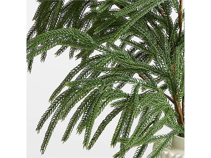 Branche de pin de Norfolk vert « Lian » en PE avec effet Real Touch, 90 cm