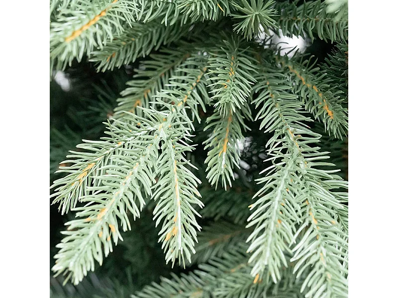 Albero di Natale Slim "Kenny" in PE effetto Real Touch + PVC di altissima qualità cm 180h