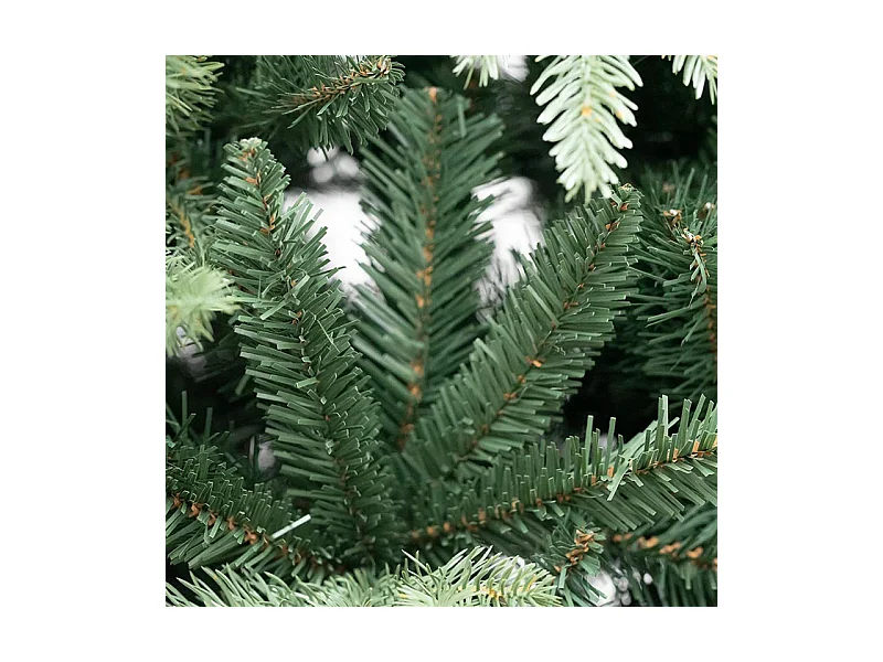 Árbol de Navidad Slim "Kenny" en PE con efecto Real Touch + PVC de máxima calidad, 210 cm de altura.