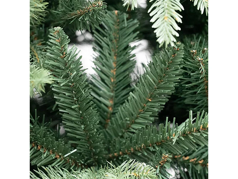 Sapin de Noël mince "Kenny" en PE avec effet Real Touch + PVC de la plus haute qualité, 210 cm de hauteur.