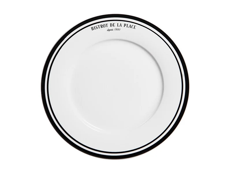 Assiette à dessert Bistrot 21 cm (lot de 6)