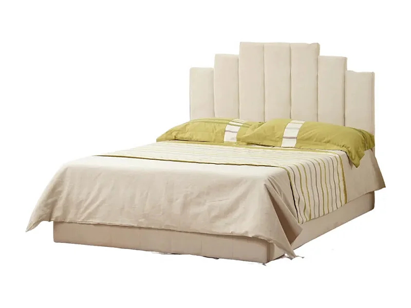 Cadre de lit PIANO velours 140x190cm