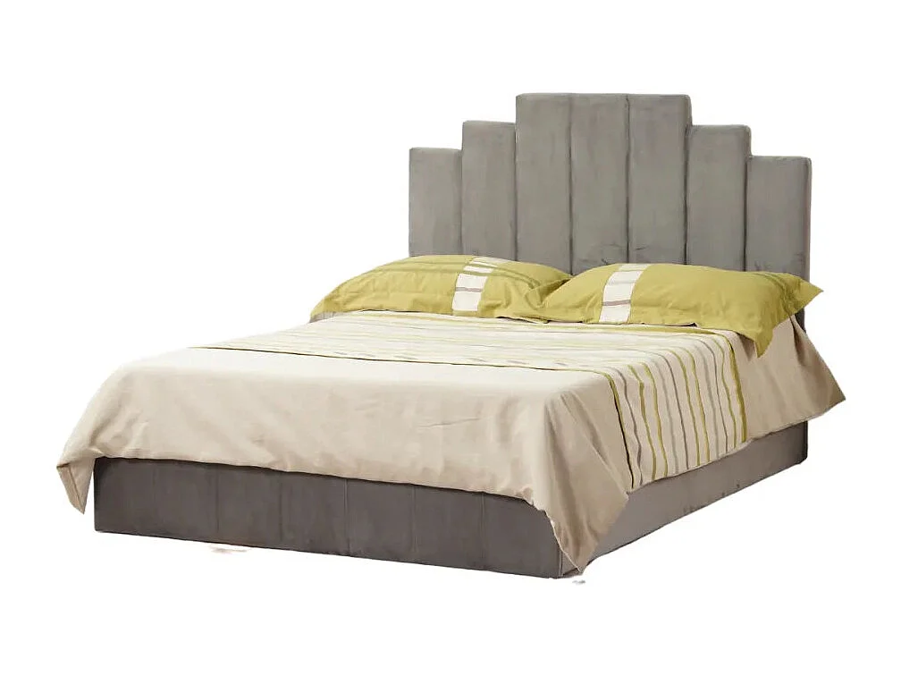 Cadre de lit PIANO velours 140x190cm