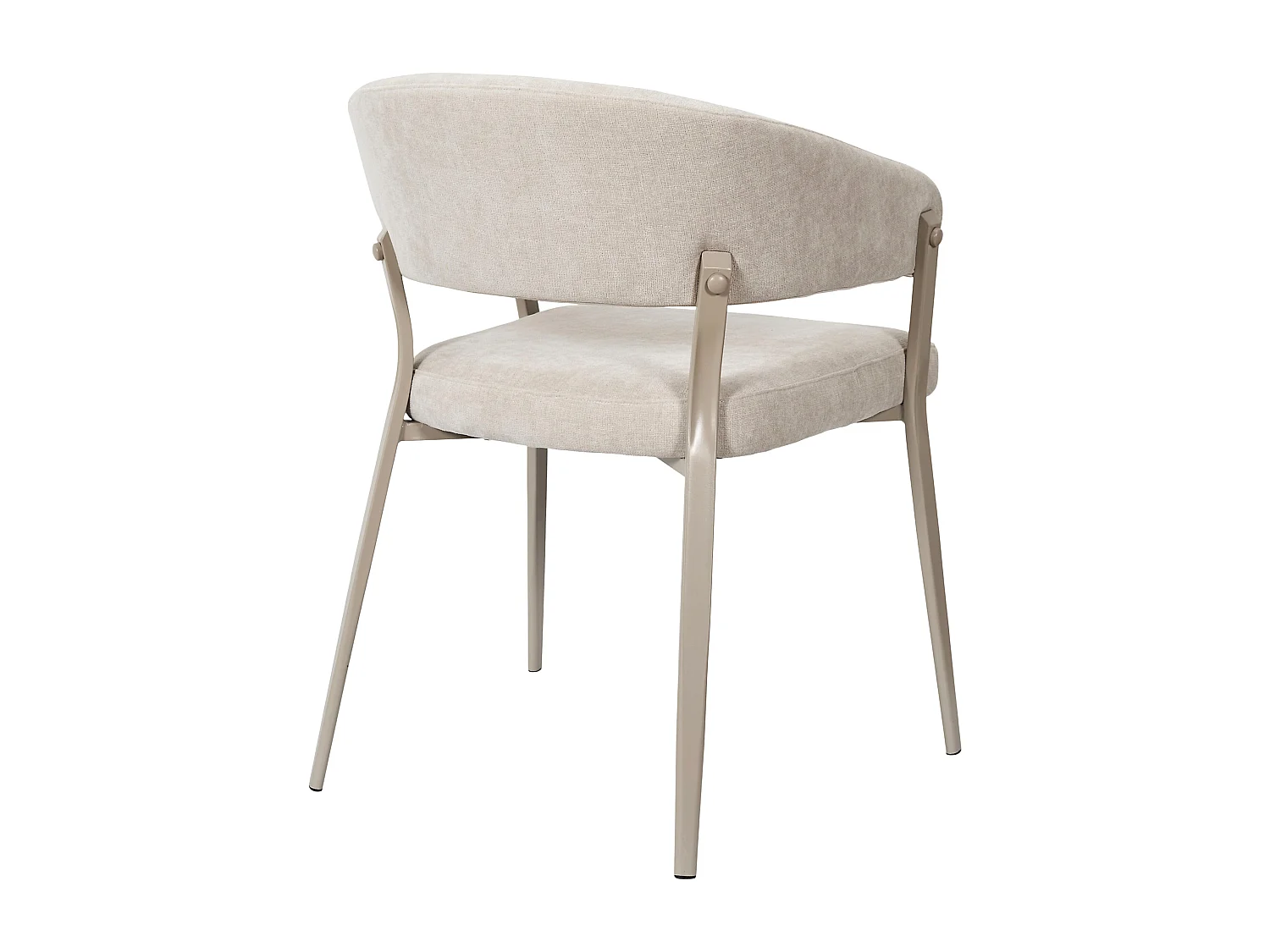 Fauteuil Emilia Beige - Lot De 2 Beige