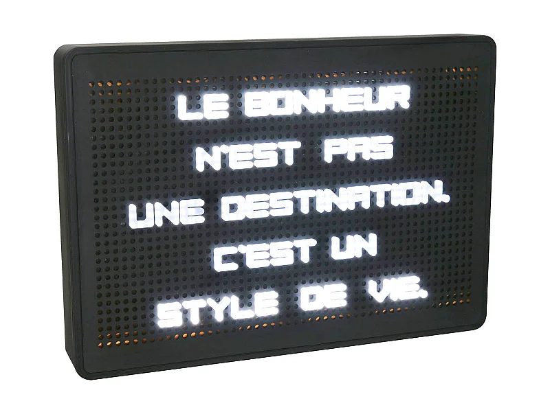 Tableau A Message Lumineux 200 Lettres