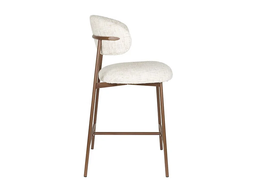 Tabouret tissu Claes 65 cm