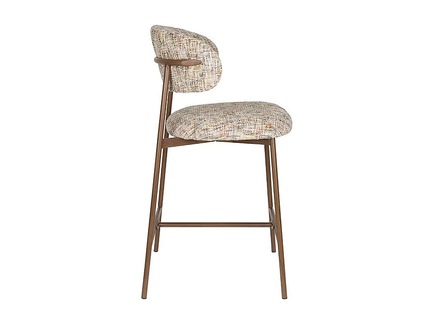 Tabouret tissu Claes 65 cm