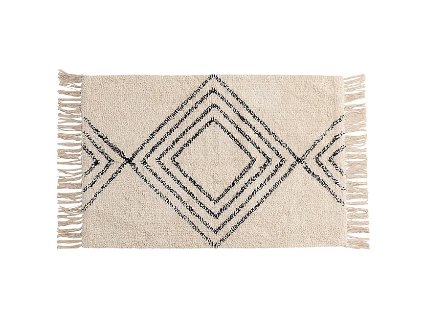 Tapis de Salle de Bain "Love" 50x80cm Naturel