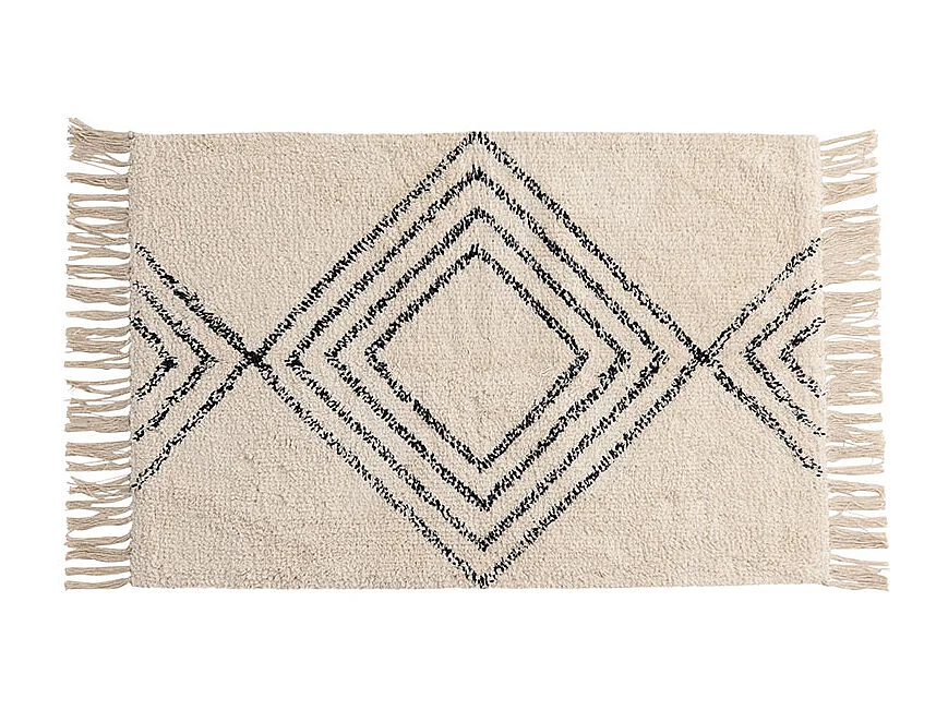 Tapis de Salle de Bain "Love" 50x80cm Naturel