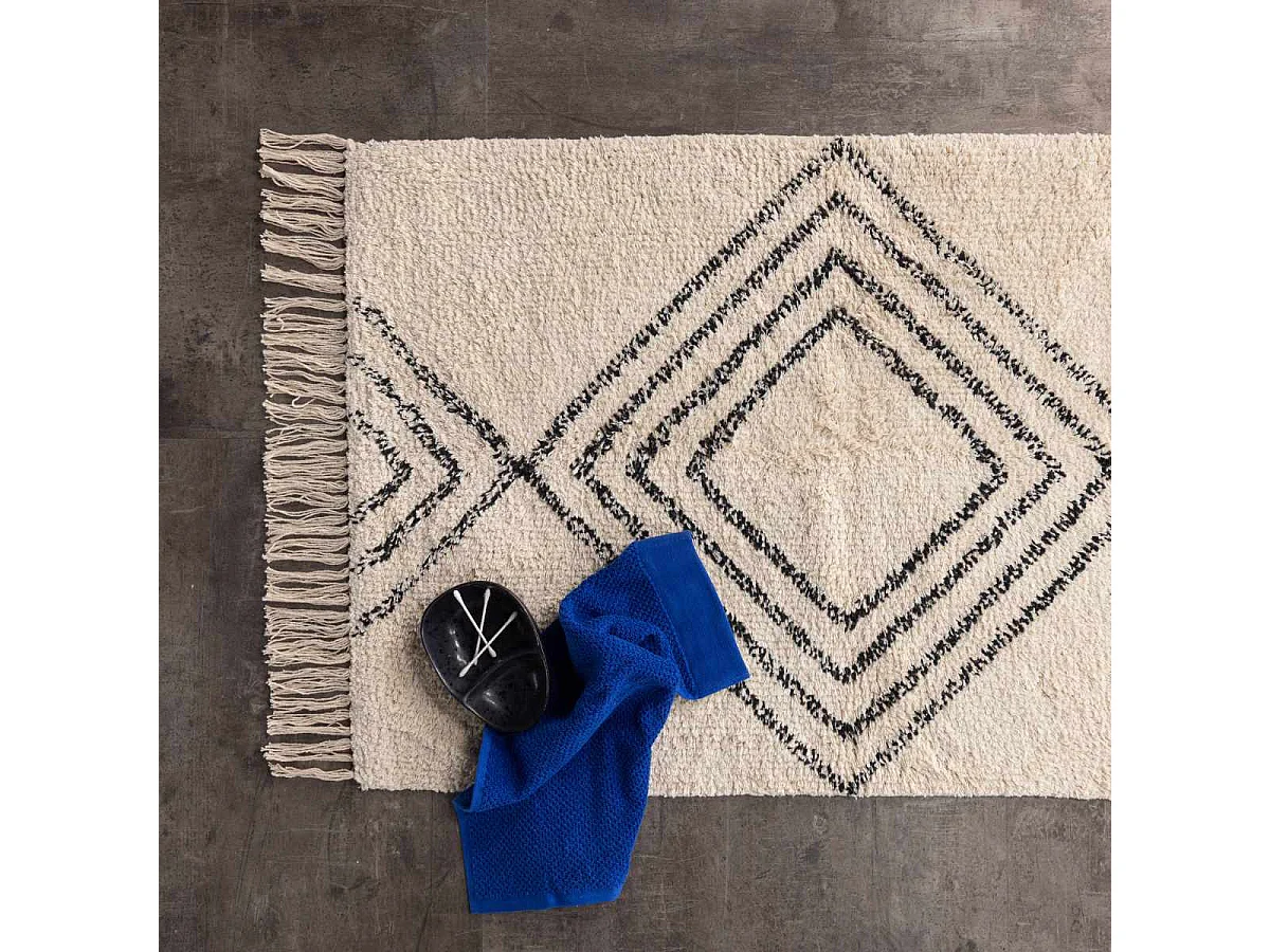 Tapis de Salle de Bain "Love" 50x80cm Naturel