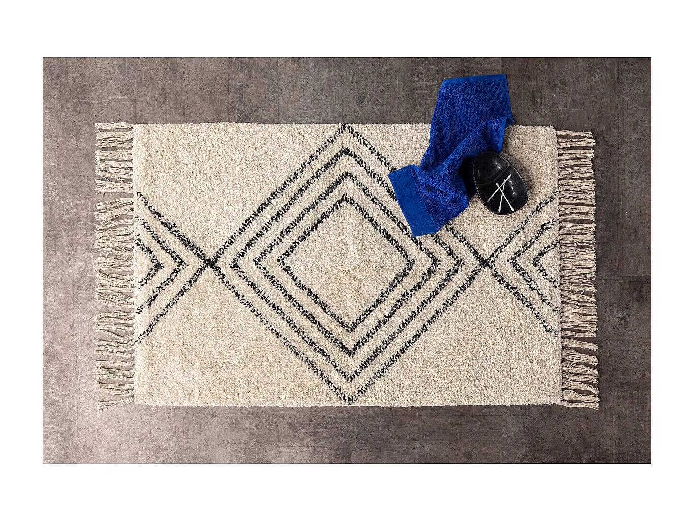 Tapis de Salle de Bain "Love" 50x80cm Naturel
