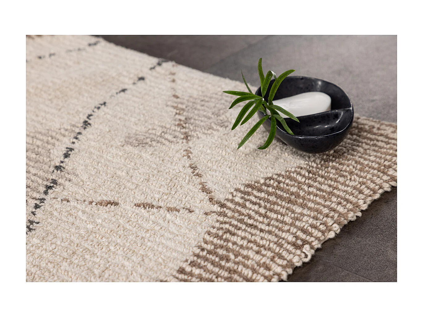 Tapis de Salle de Bain "Paul" 60x90cm Multicolore