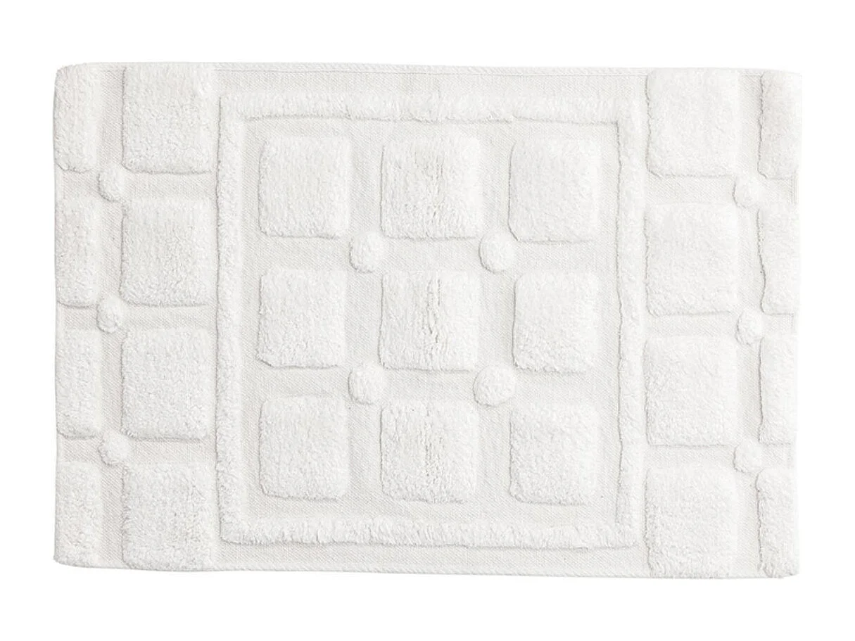 Tapis de Salle de Bain "Putte" 60x90cm Blanc