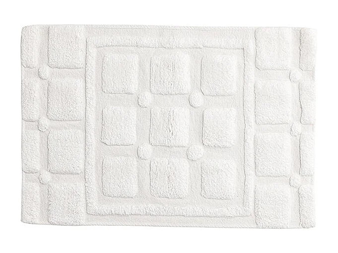 Putte tapis de bain 90x60cm blanc.