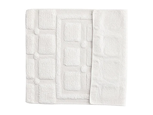 Putte tapis de bain 90x60cm blanc.