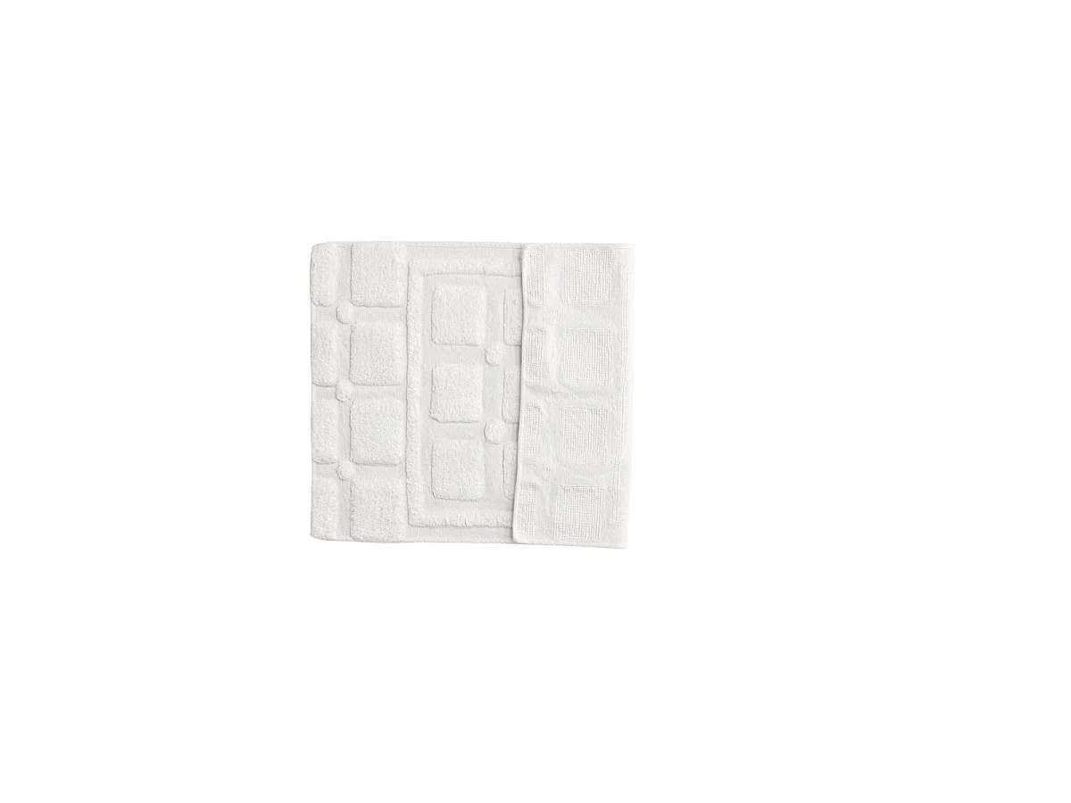 Tapis de Salle de Bain "Putte" 60x90cm Blanc