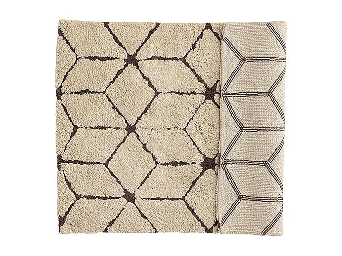 Tapis de Salle de Bain "Petrus" 60x90cm Marron