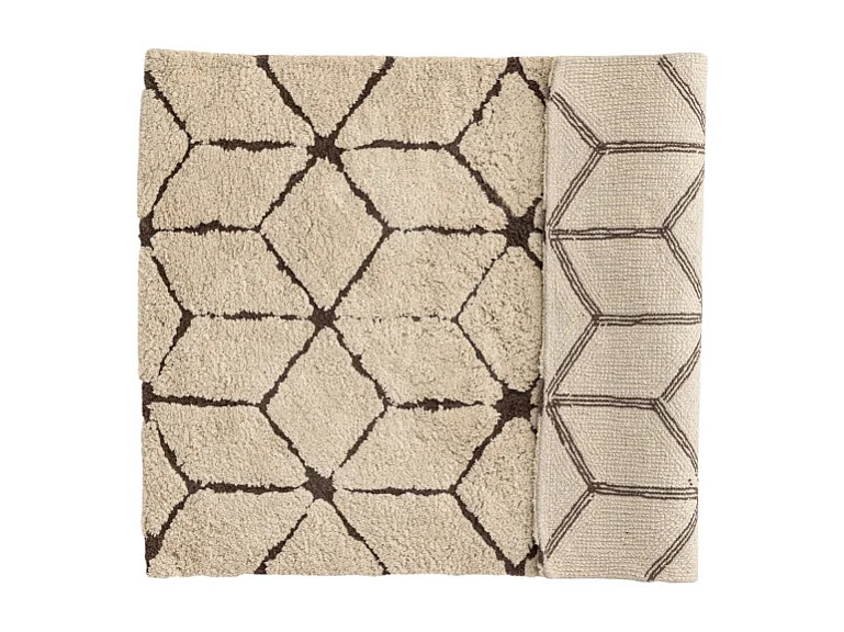 Tapis de Salle de Bain "Petrus" 60x90cm Marron