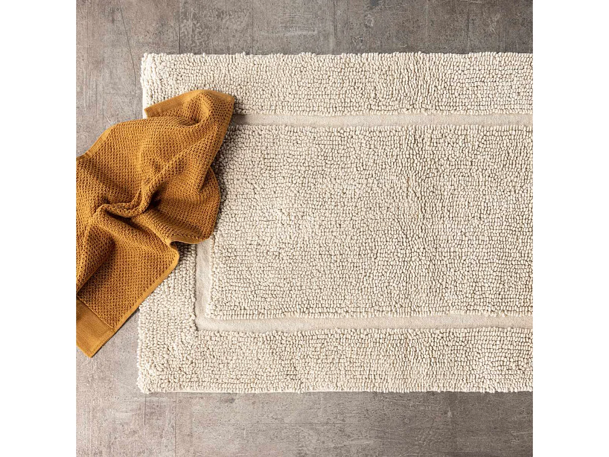 Tapis de Salle de Bain "William" 50x80cm Beige