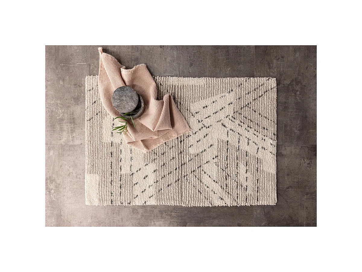 Lorentz badmat 90x60cm grijs.