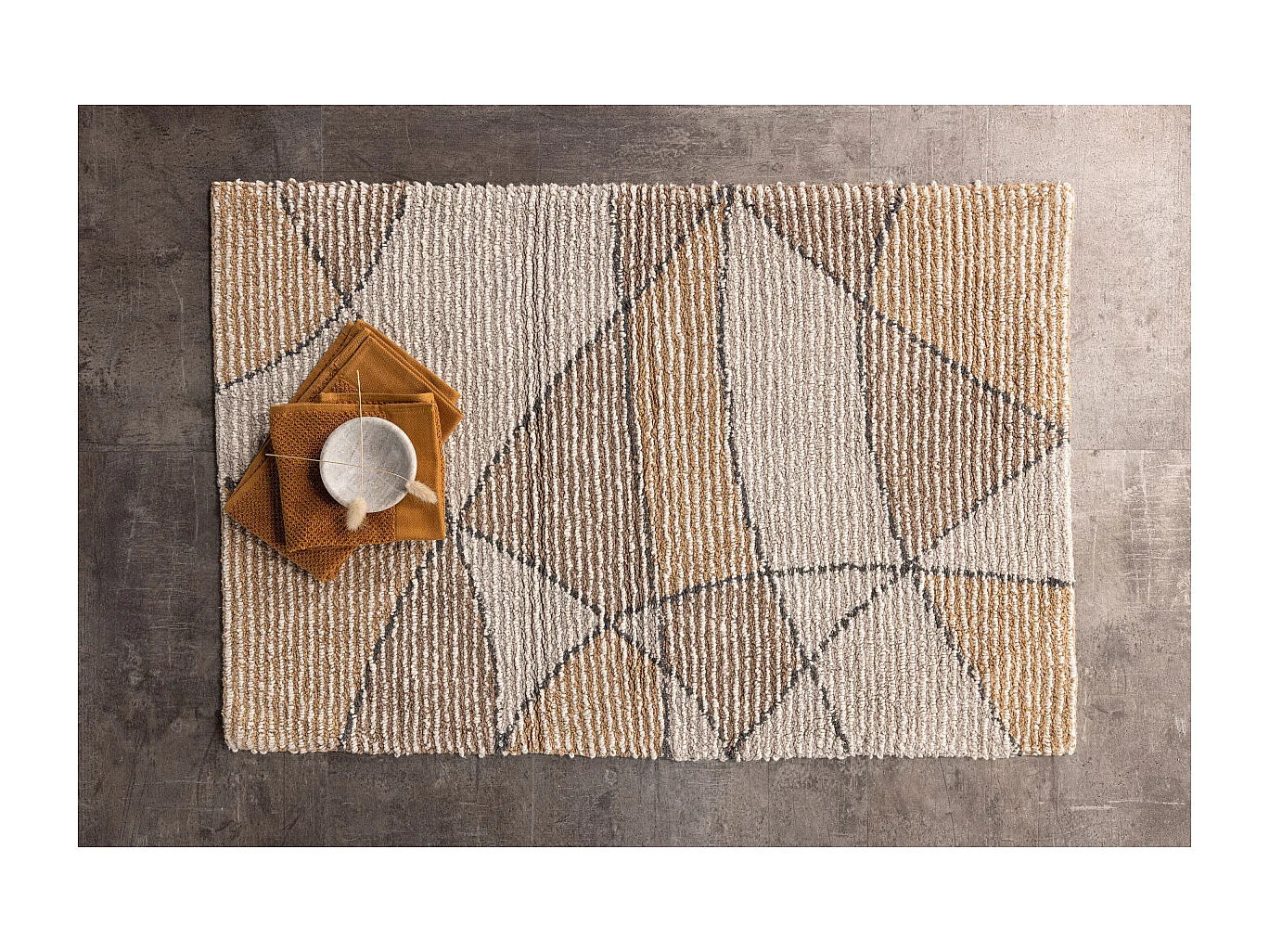 Tapis de Salle de Bain "Loui" 60x90cm Multicolore