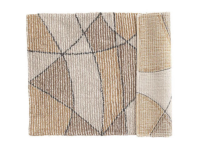 Alfombra de baño Loui 90x60cm color arena.