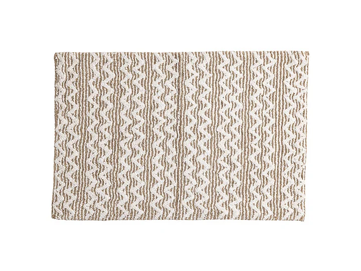 Philippa badmat 90x60cm zandkleurig.