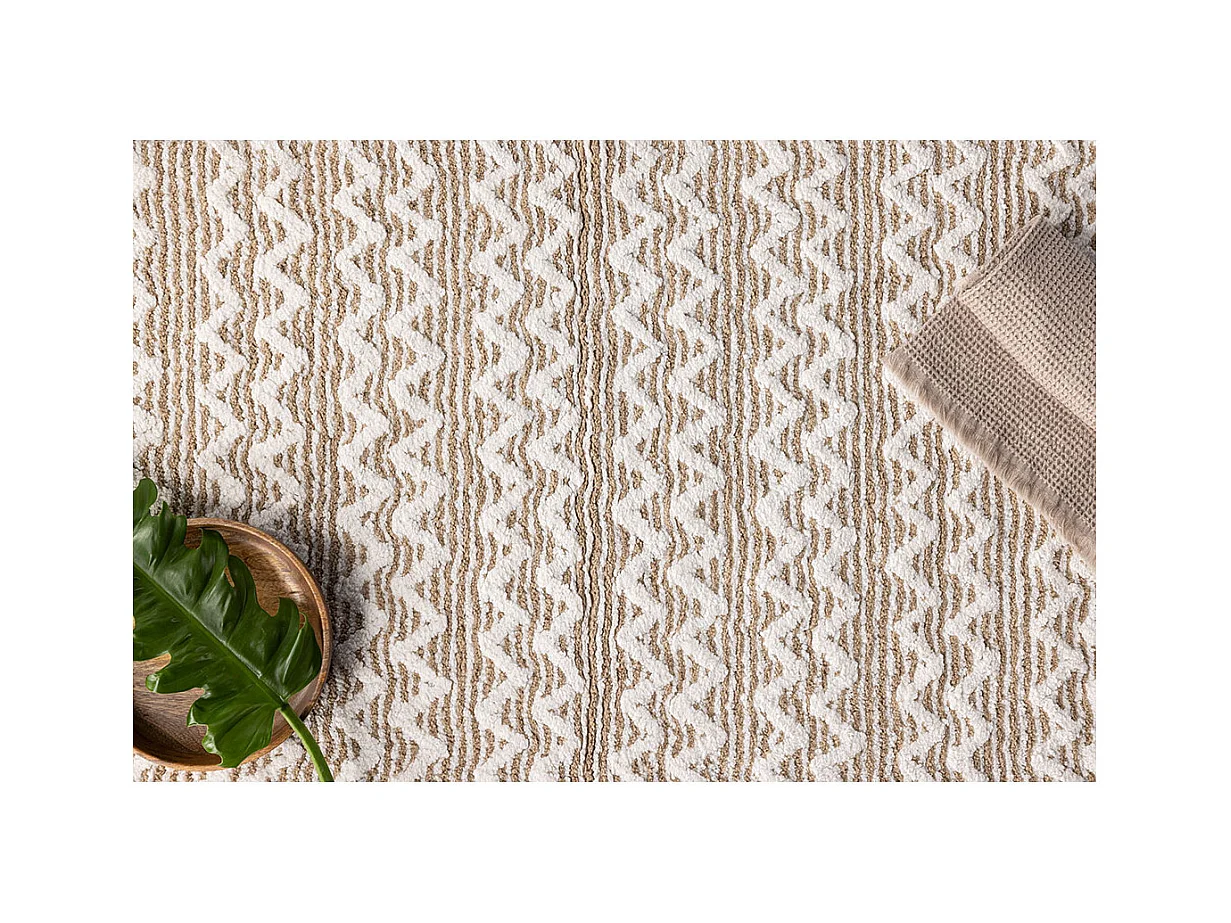 Philippa badmat 90x60cm zandkleurig.