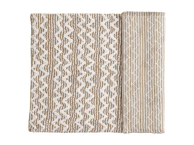 Tapis de Salle de Bain "Philippa" 60x90cm Sable