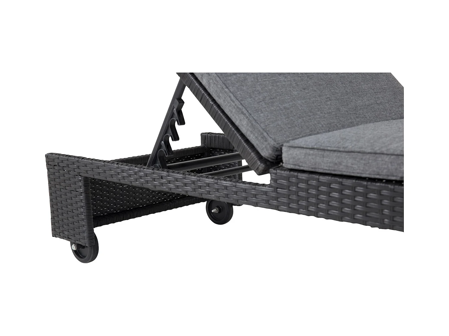 Transat à Roulettes "London" 196cm Noir