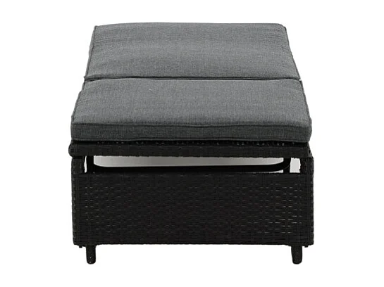 Transat à Roulettes "London" 196cm Noir