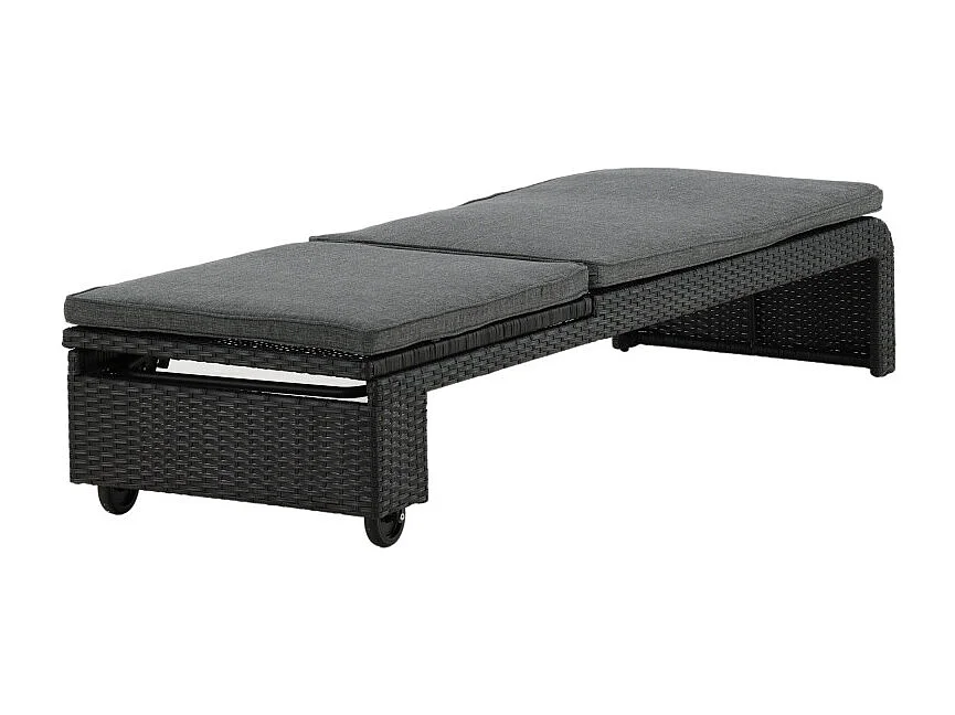 Transat à Roulettes "London" 196cm Noir