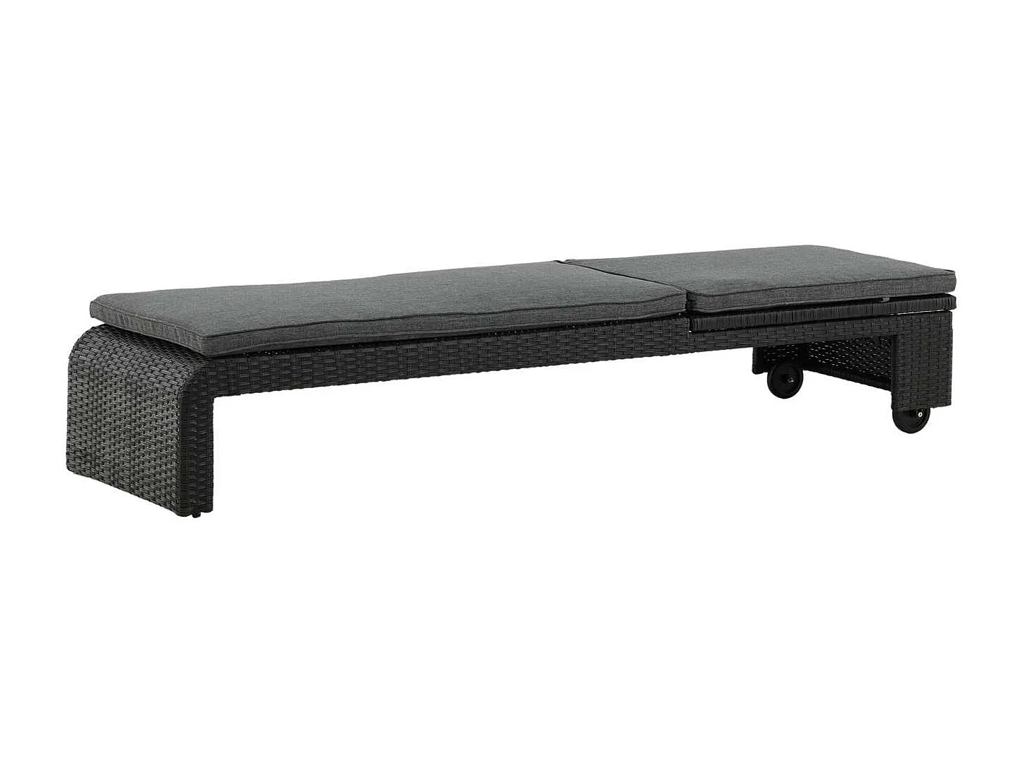 London Chaise longue, noir.