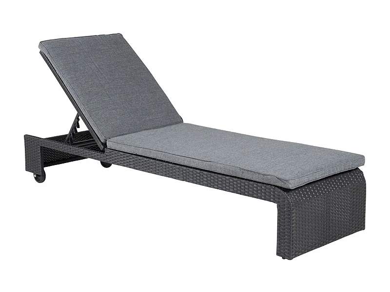 Transat à Roulettes "London" 196cm Noir