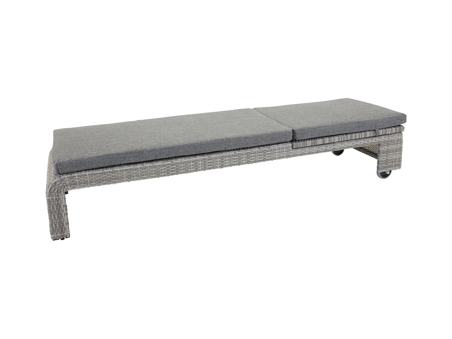 Transat à Roulettes "London" 196cm Gris