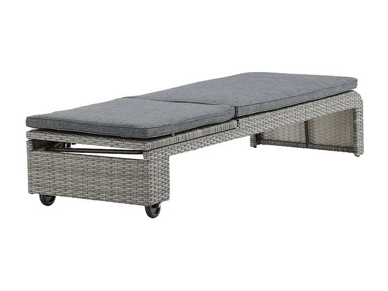 Transat à Roulettes "London" 196cm Gris