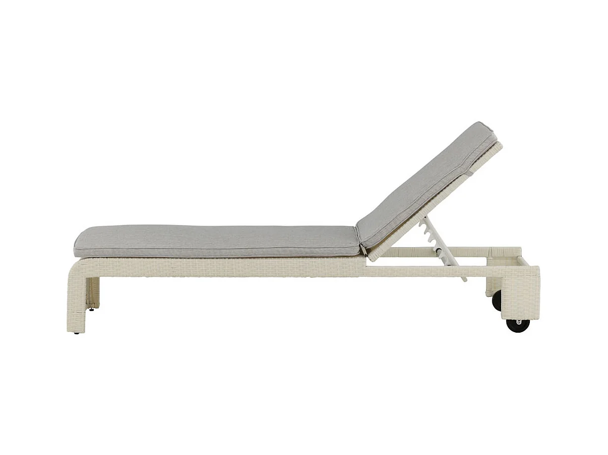 Transat à Roulettes "London" 196cm Blanc