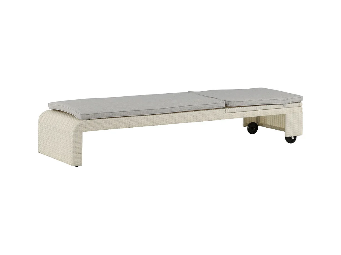 Transat à Roulettes "London" 196cm Blanc