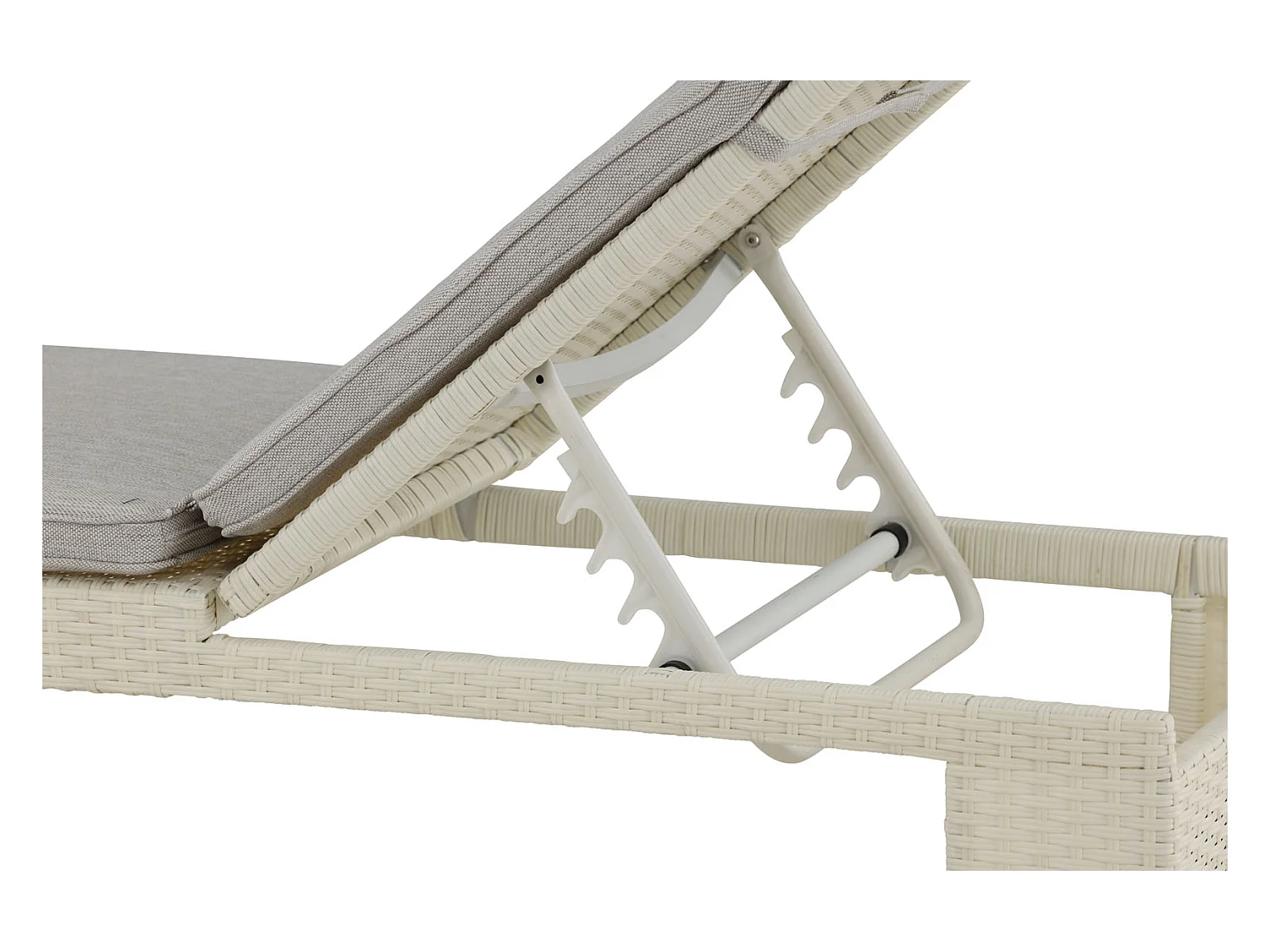 Transat à Roulettes "London" 196cm Blanc